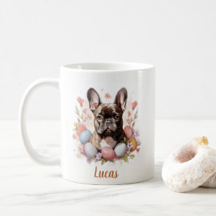 Mug Oeufs et fleurs de Chien de Pâques -