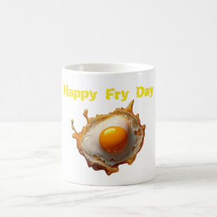 Mug Œufs Frits Face au Soleil Joyeuse Friture