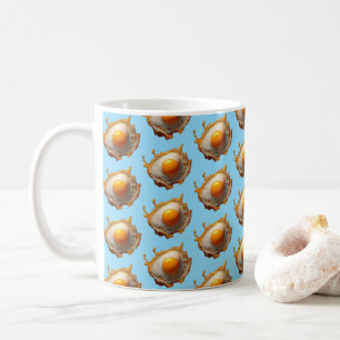 Mug Œufs frits sur le côté non retourné