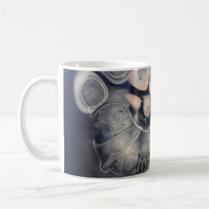 Mug OEuvre abstraite grise et rose