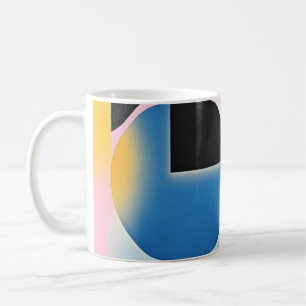 Mug OEuvre d'art abstraite dynamique et fantaisiste gé