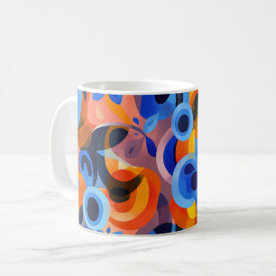 Mug Œuvre d'art de l'arche géométrique. Rétro vintage
