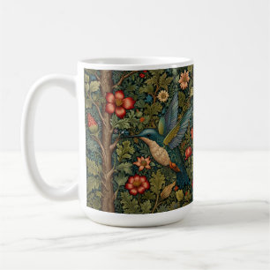 Mug OEuvre d'art d'Elegant Colibri à fleurs bohème