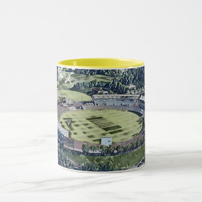Mug Œuvre d'art du stade de cricket - Southampton, Ham (Centre)