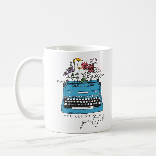 Mug Oeuvre D'Art Élégante Oeuvre De Motivation De La M (Gauche)