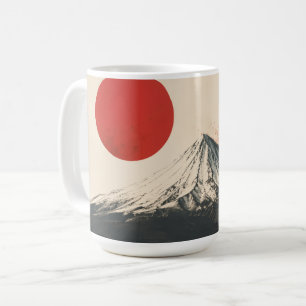 Mug Œuvre d'art murale minimaliste du mont Damavand – 