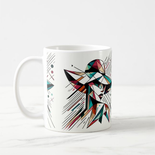 Mug Œuvre d'art visuel saisissant #5 (Gauche)