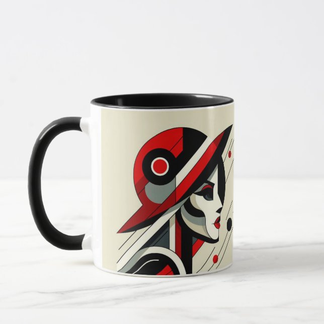Mug Œuvre d'art visuel saisissante #1 (Gauche)