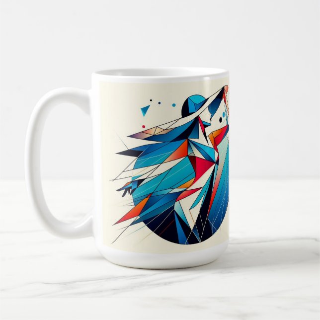 Mug Œuvre d'art visuelle saisissante #15 (Gauche)