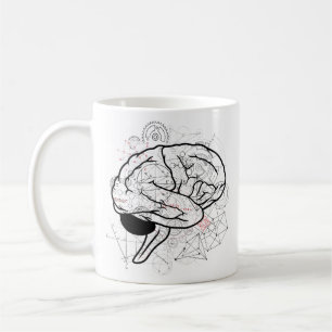 Mug Oeuvre De Cerveau Créative Avec Thème Science
