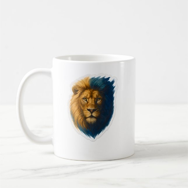Mug Oeuvre de Lion - Bicolor (Gauche)