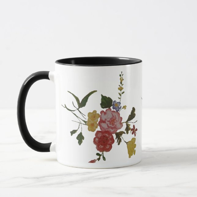 Mug Oeuvre florale Musique à fleurs japonaise (Gauche)