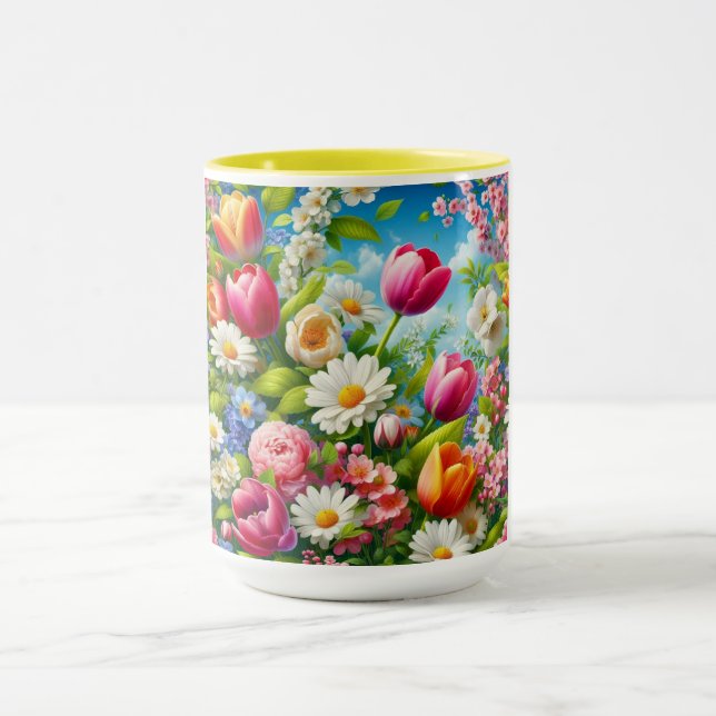 Mug OEuvre florale/printanière (Centre)
