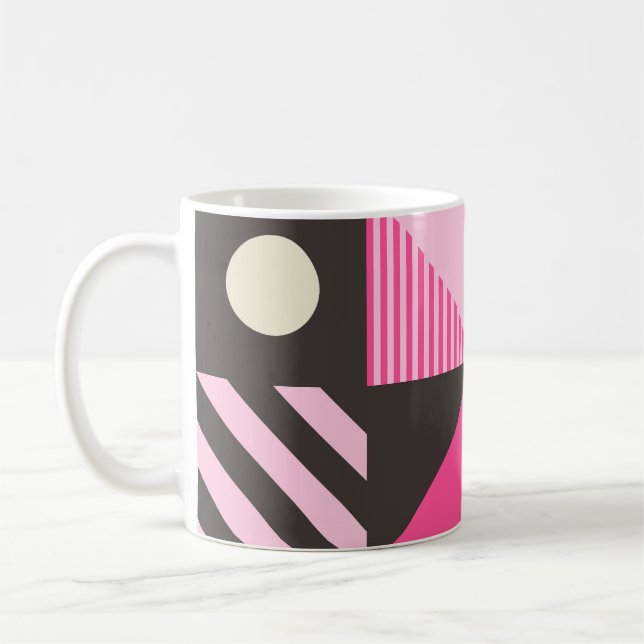 Mug Oeuvre simple géométrique scandinave (Gauche)