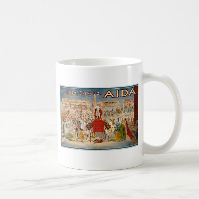 Mug Oeuvre vintage Opera Aida (Droite)