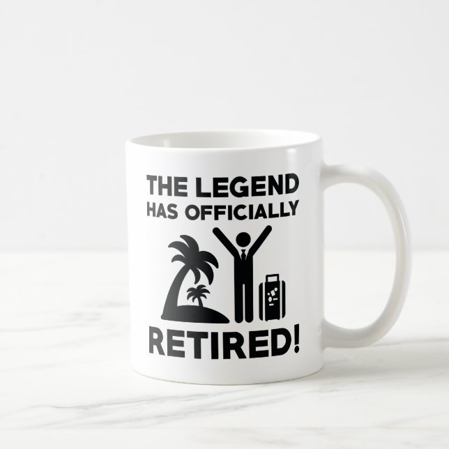 Mug Officiellement à la retraite (Droite)
