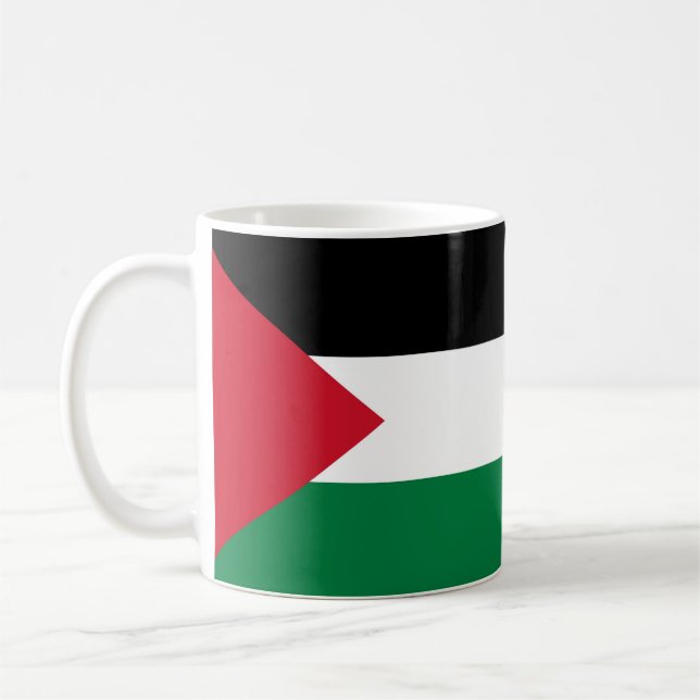 Mug officiellement le drapeau de l'État de Palestine (Gauche)