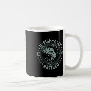 Mug Officiellement retraité de la pêche 2024 O-poisson
