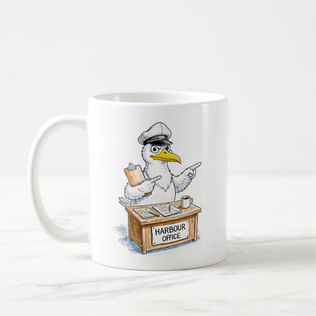 Mug Officier de la baie de Comic Bird (Gauche)