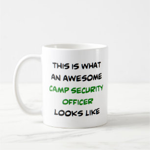 Mug officier de sécurité du camp, génial