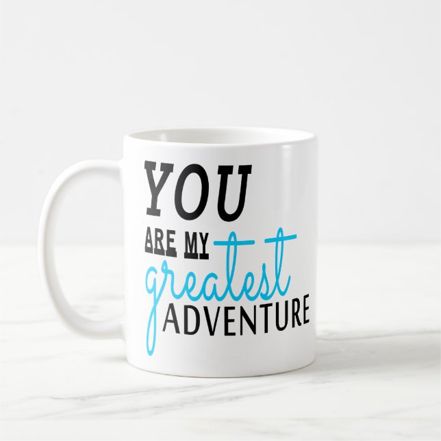Mug Offre Devis Aventure Vous Êtes Ma Plus Grande Aven (Gauche)