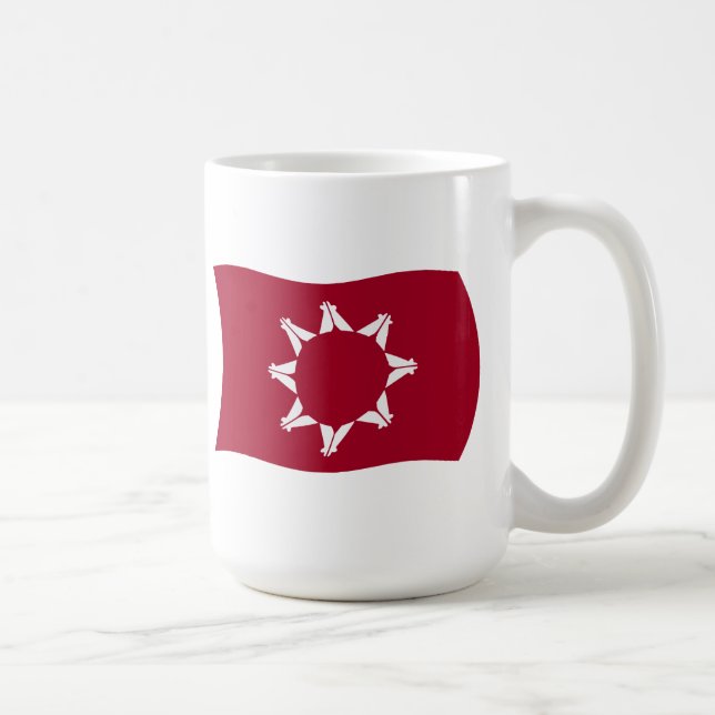 Mug Oglala Lakota Drapeau Musique (Droite)