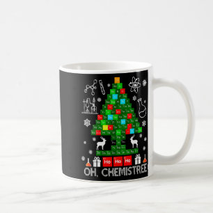Mug Oh Arbre de Noël Chimiste Scientifique Noël Xmas T