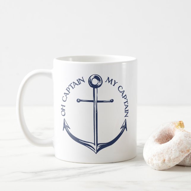 Mug Oh Capitaine Mon Capitaine (Avec donut)