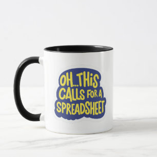 Mug Oh, cela nécessite une feuille de calcul