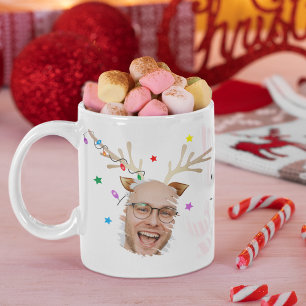 Mug Oh Cerf Quelle Année ! Photo de Noël Amusante de R