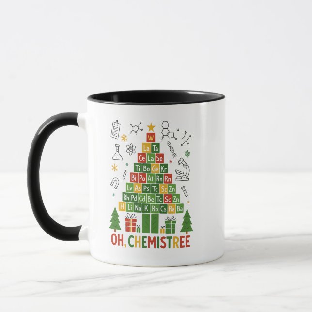 Mug Oh Chemistree Noël – Drôle de Chimie de Fêtes (Gauche)