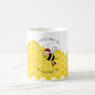 Mug oh christmas abeille arbre mignon drôle carte de 