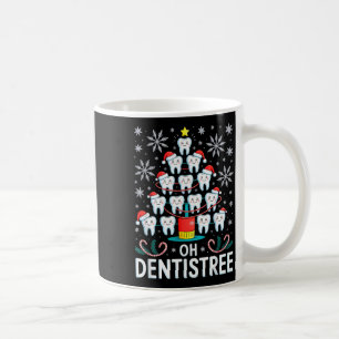 Mug Oh Dentistree - Sapin de Noël Drôle Hygiène Dentai