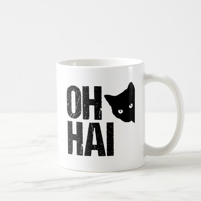 Mug Oh Hai Funny Chat (Droite)