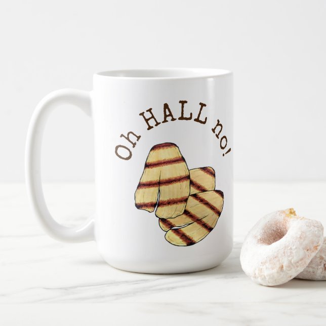 Mug Oh HALL (Enfer) Non ! Fromage grillé Halloumi (Avec donut)