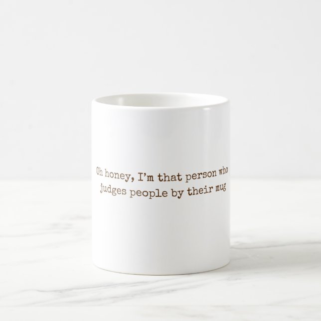 Mug Oh Honey, I’m That Person – Funny Cozy Retro Quote (Centre)
