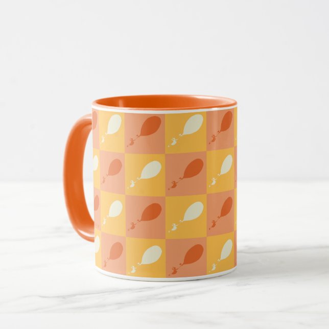 Mug Oh, les endroits où tu iras | Motif orange (Devant gauche)
