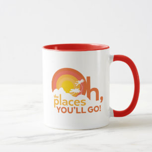 Mug Oh, les endroits où tu iras ! Typographie de paysa