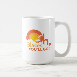 Mug Oh, les endroits où tu iras ! Typographie de paysa