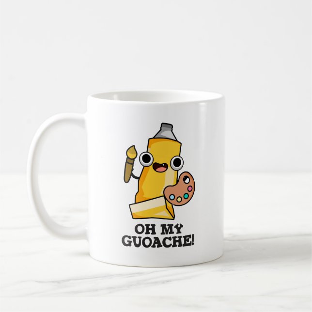 Mug Oh My Guoache Funny Artiste Peinture Pun (Gauche)