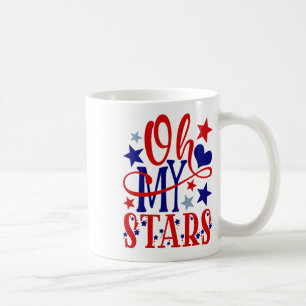 Mug Oh My Stars Fireworks 4 juillet Fête de l'Indépend