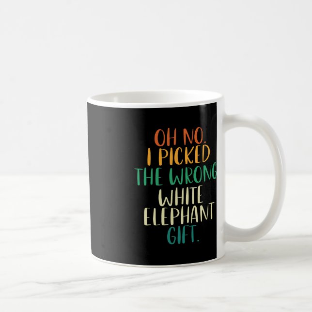 Mug Oh Non J'Ai Pris Les Mauvais Cadeaux D'Éléphant Bl (Droite)