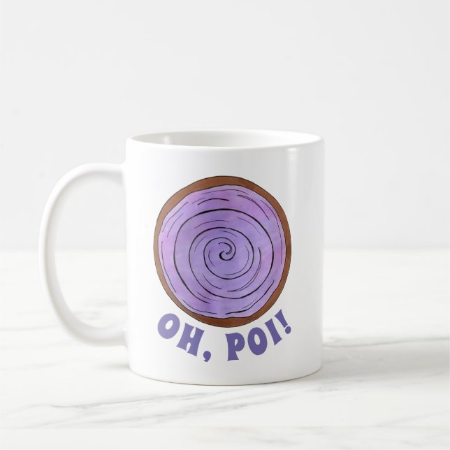 Mug OH, POI (Oh Garçon) Hawaiian Purple Taro Root Food (Gauche)
