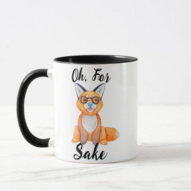 Mug Oh, Pour Fox Sake Pun Drôle Nouveauté (Gauche)