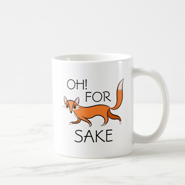 MUG OH POUR LA BOÎTE DE CAFÉ FOX SAKE (Droite)