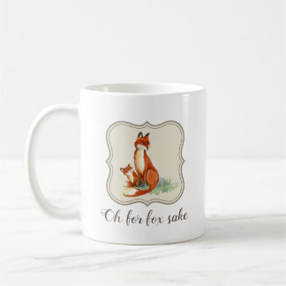 Mug Oh pour le saké renard vintage renard pup kawaii m