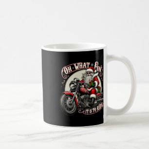 Mug Oh quel plaisir de monter Santa X biker moto