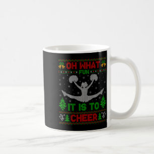 Mug Oh Quelle Joie De Célébrer La Cheerleading De Noël