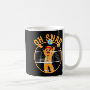 Mug Oh Snap Bonhomme en pain d'épices Noël Volleyball