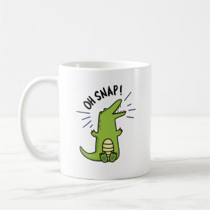 Mug Oh Snap Funny Snapping Crocodile Pun